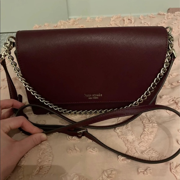 kate spade Handbags - Kate Spade Crossbody Burgundy